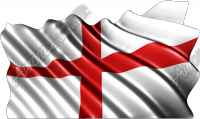 Waving England (UK) Flag Cloth