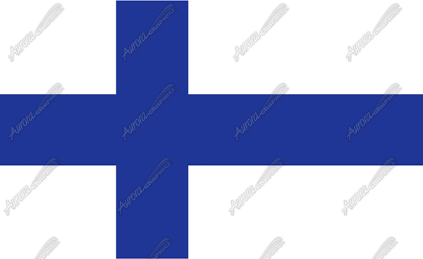 Finland Flag Flat